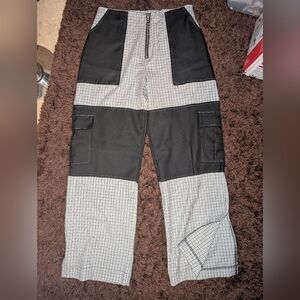 The Ragged Priest Black and Gray Cargo Pants